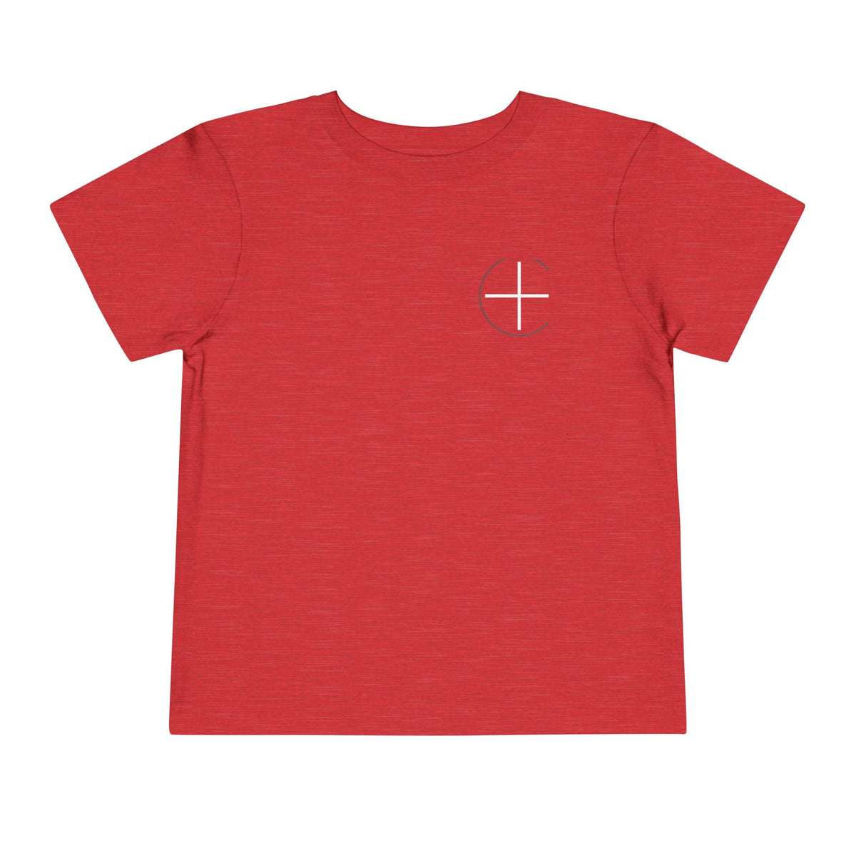 Toddler Tee — Minimal 'Jesus Loves Me' Christian Kids Shirt