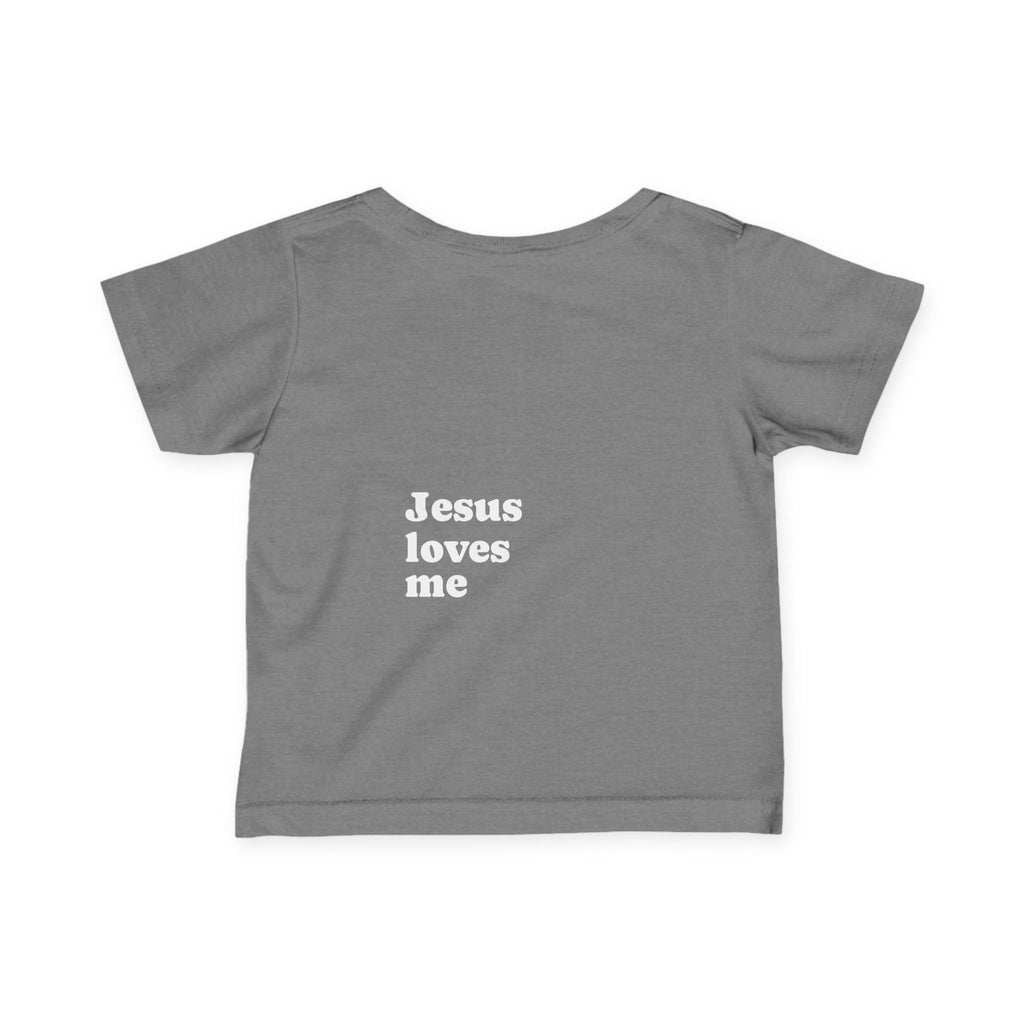 Infant Tee - "Jesus Loves Me" Soft Christian Baby Shirt