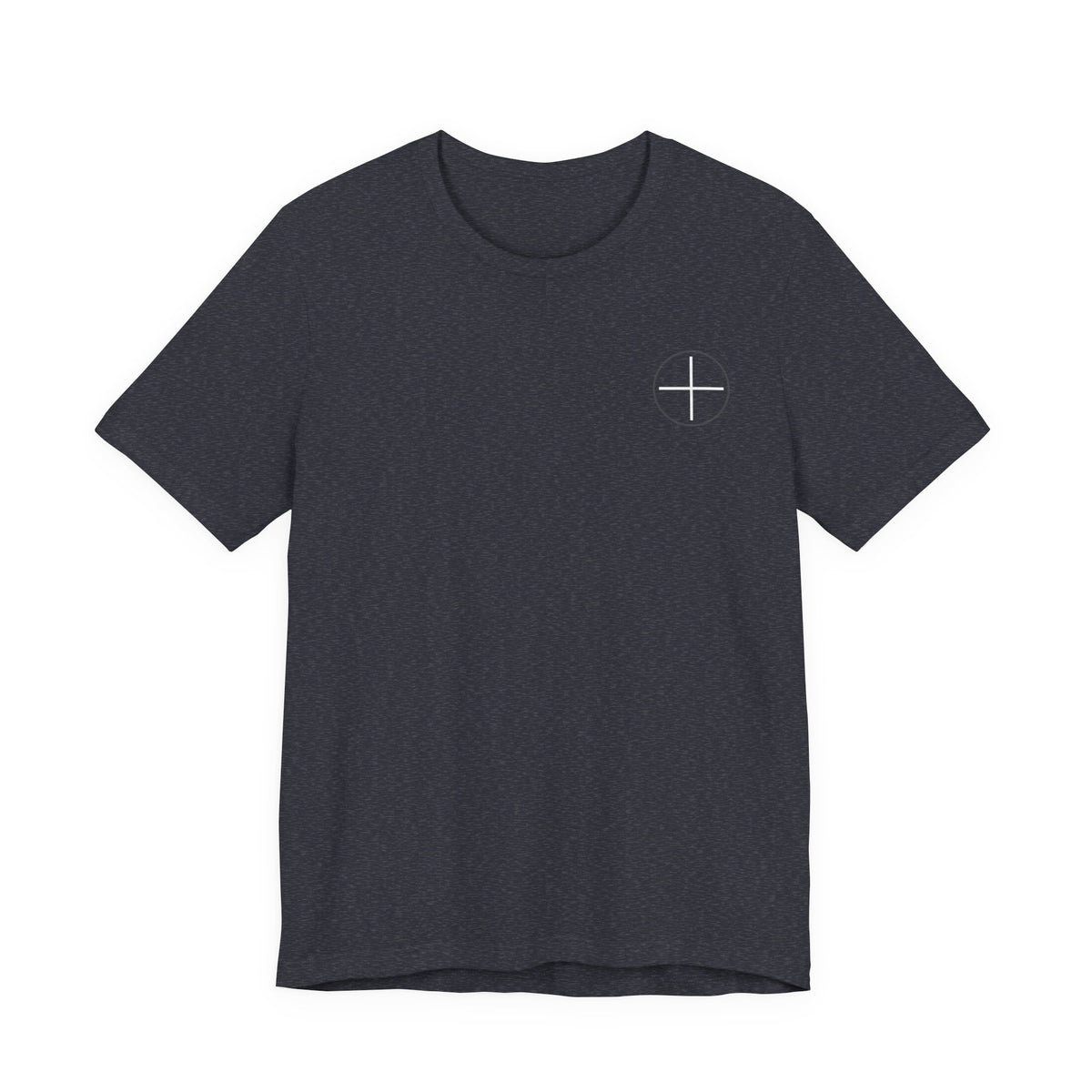 T-Shirt — Minimal White Tee with Subtle Back Text (Clean Casual Essential)