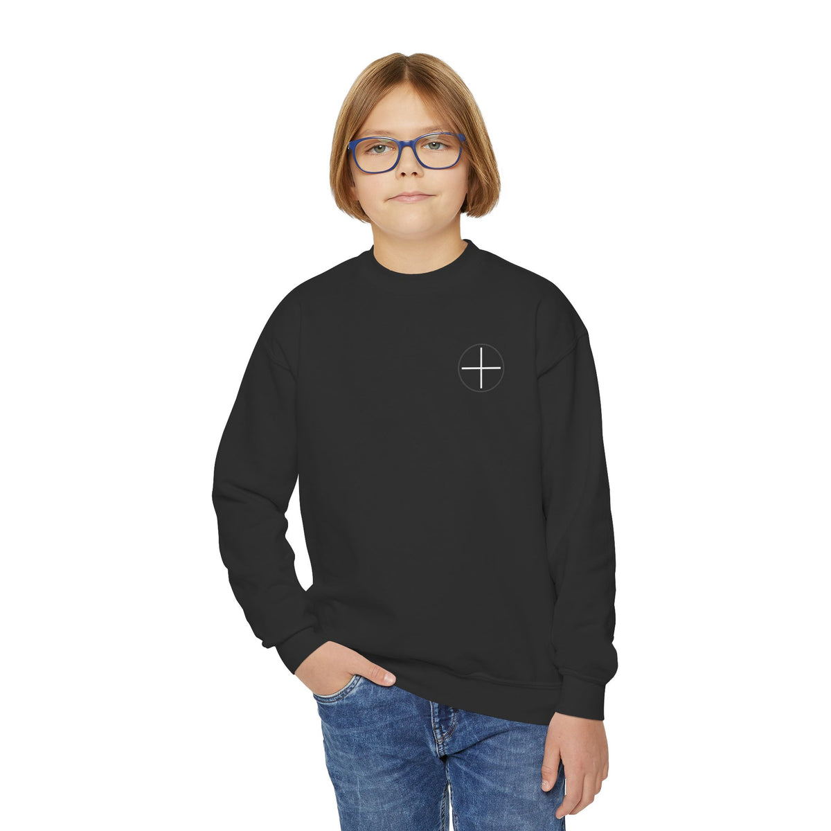 youth crewneck sweatshirt women of scripture