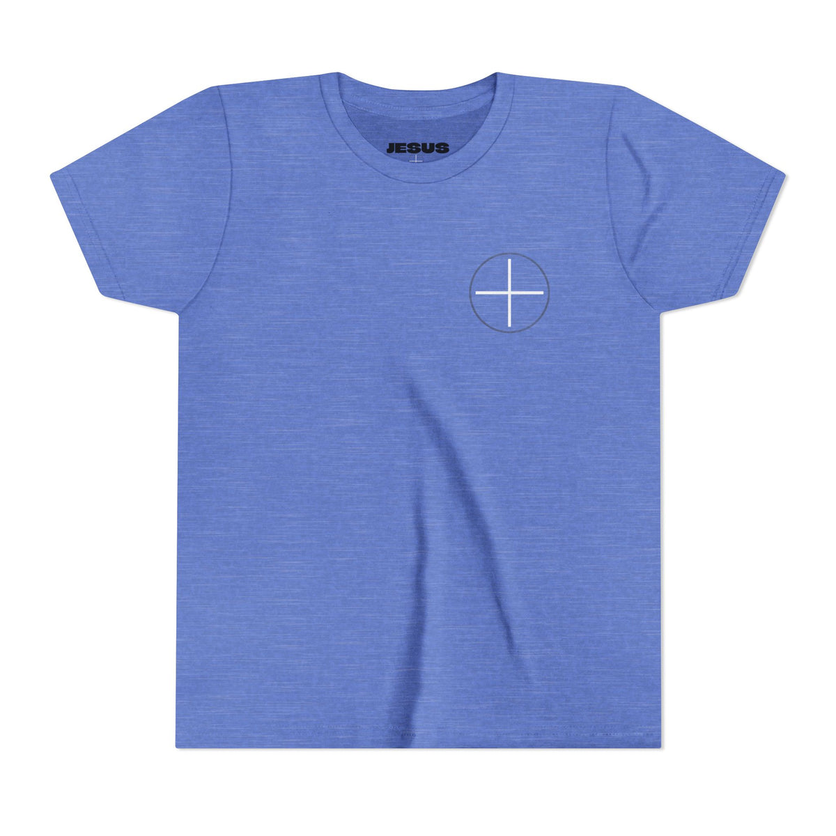 Youth Tee - "Jesus Loves Me" Faith Kids Short Sleeve Shirt