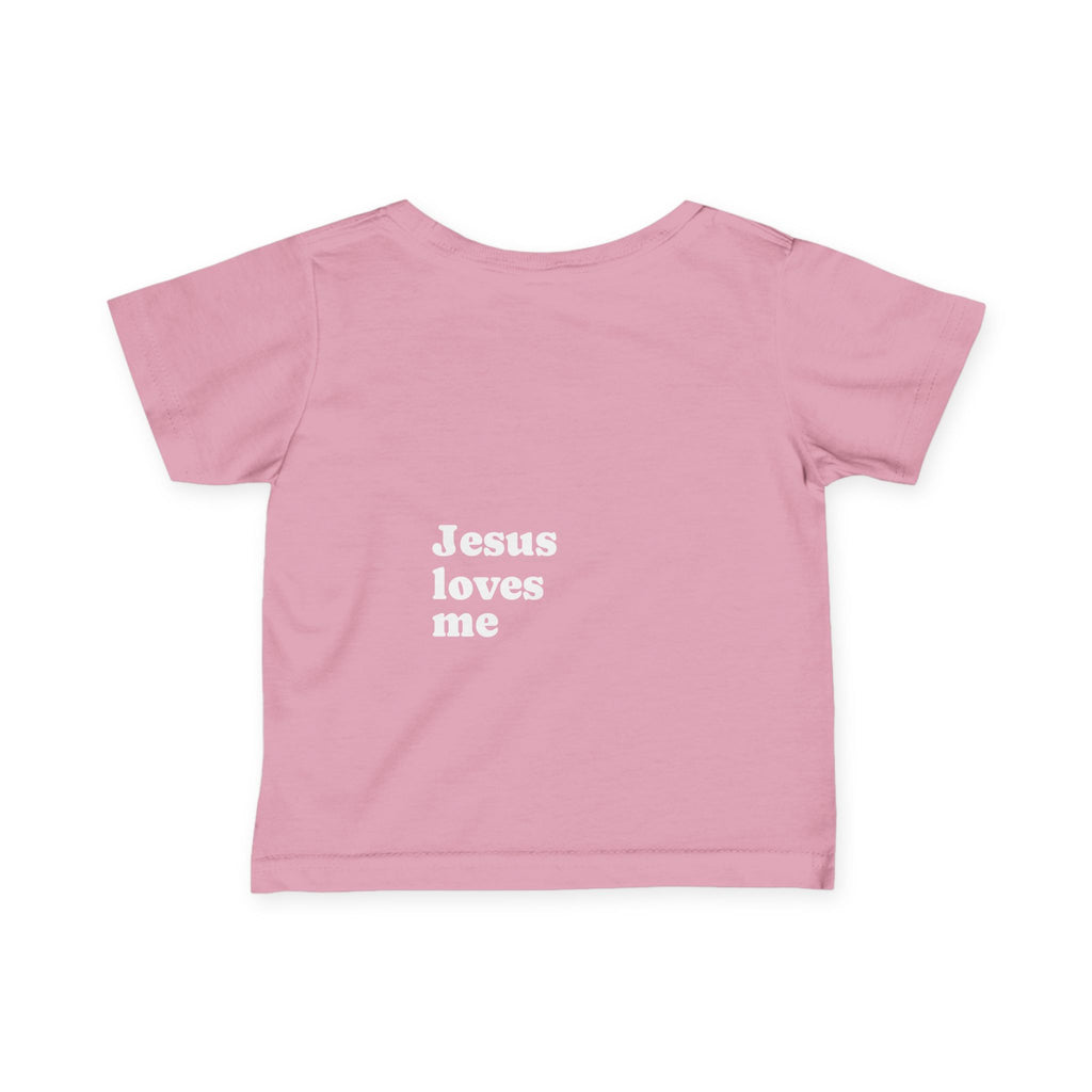 Infant Tee - "Jesus Loves Me" Soft Christian Baby Shirt