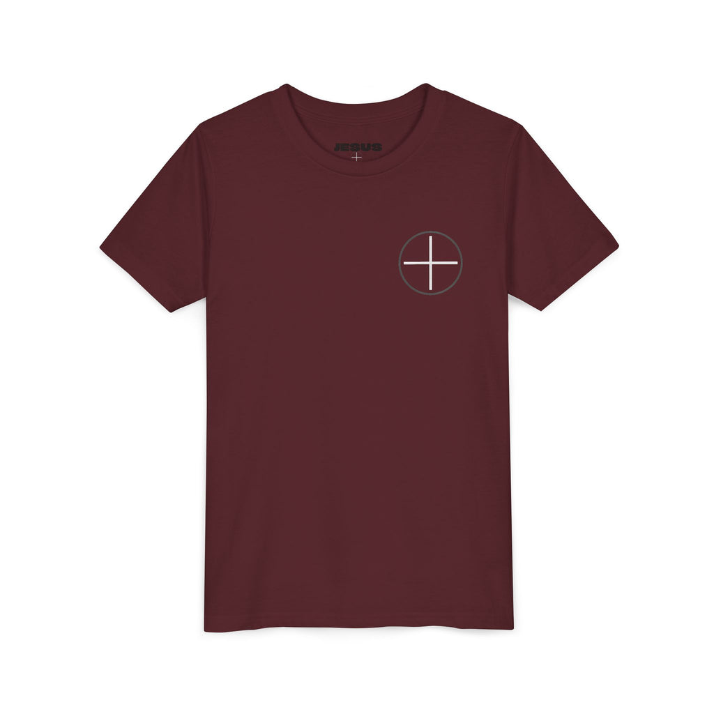 Youth Tee - "Jesus Loves Me" Faith Kids Short Sleeve Shirt