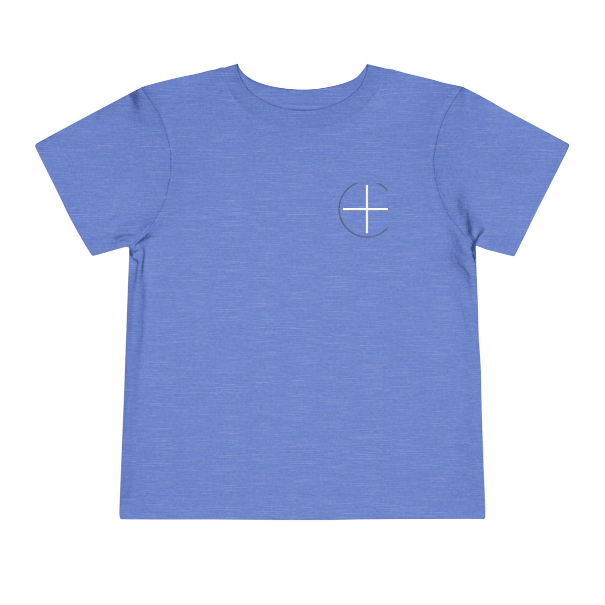 Toddler Tee — Minimal 'Jesus Loves Me' Christian Kids Shirt