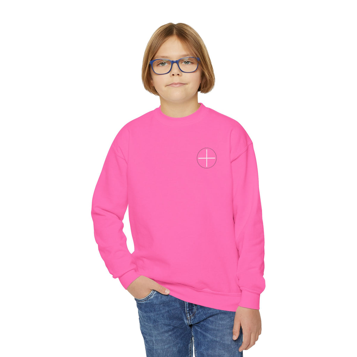 youth crewneck sweatshirt women of scripture