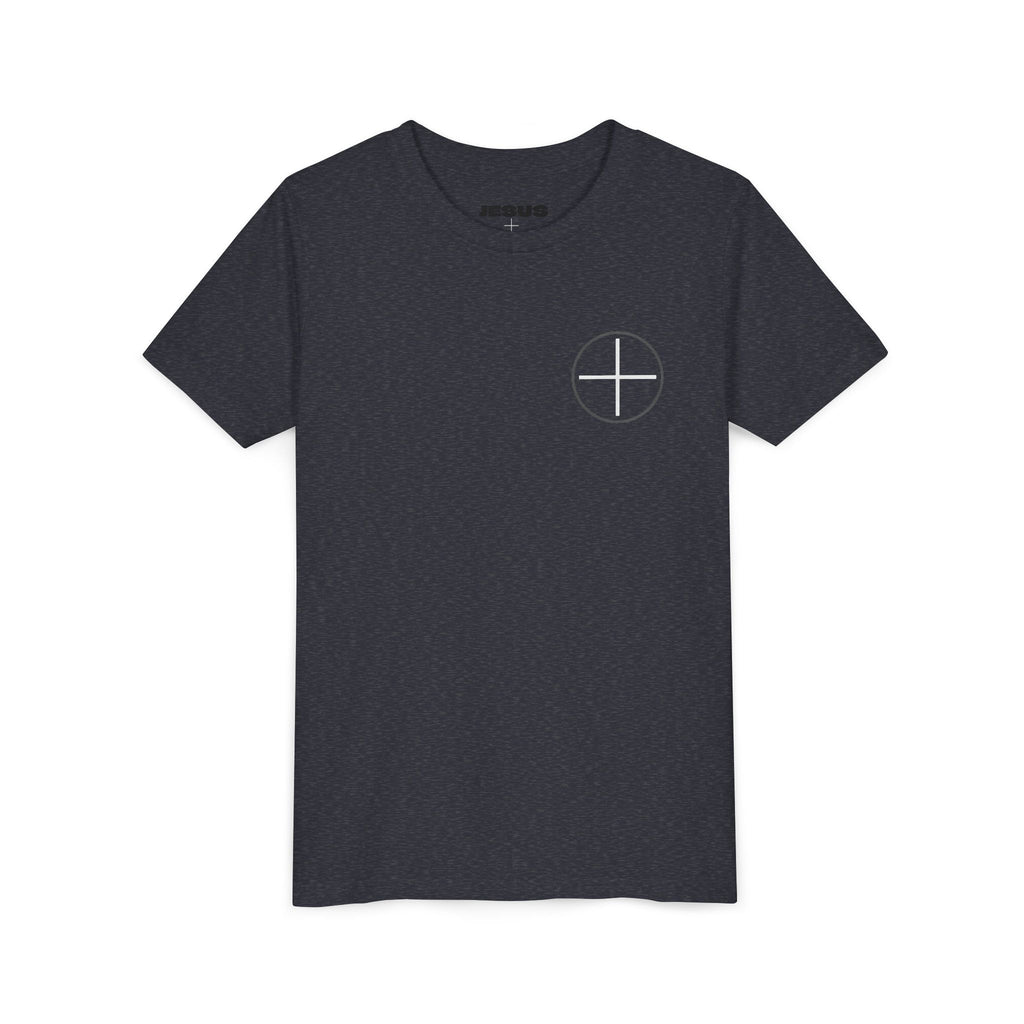 Youth Tee - "Jesus Loves Me" Faith Kids Short Sleeve Shirt