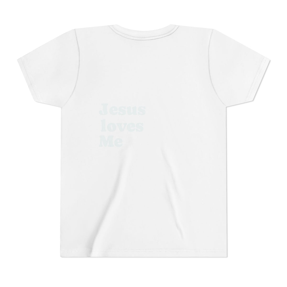 Youth Tee - "Jesus Loves Me" Faith Kids Short Sleeve Shirt