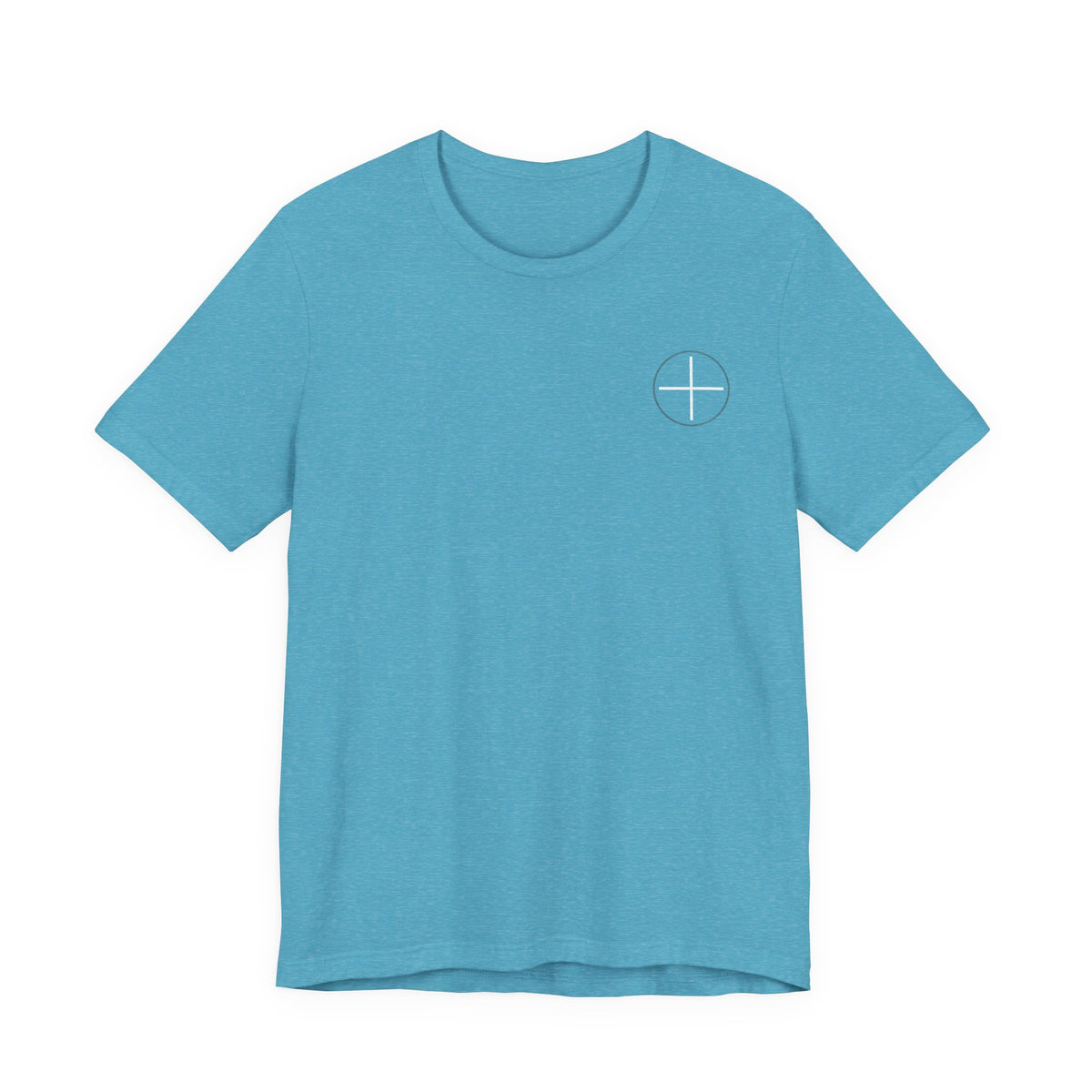 T-Shirt — Minimal White Tee with Subtle Back Text (Clean Casual Essential)