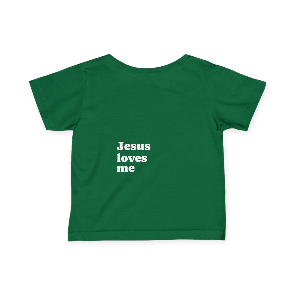 Infant Tee - "Jesus Loves Me" Soft Christian Baby Shirt