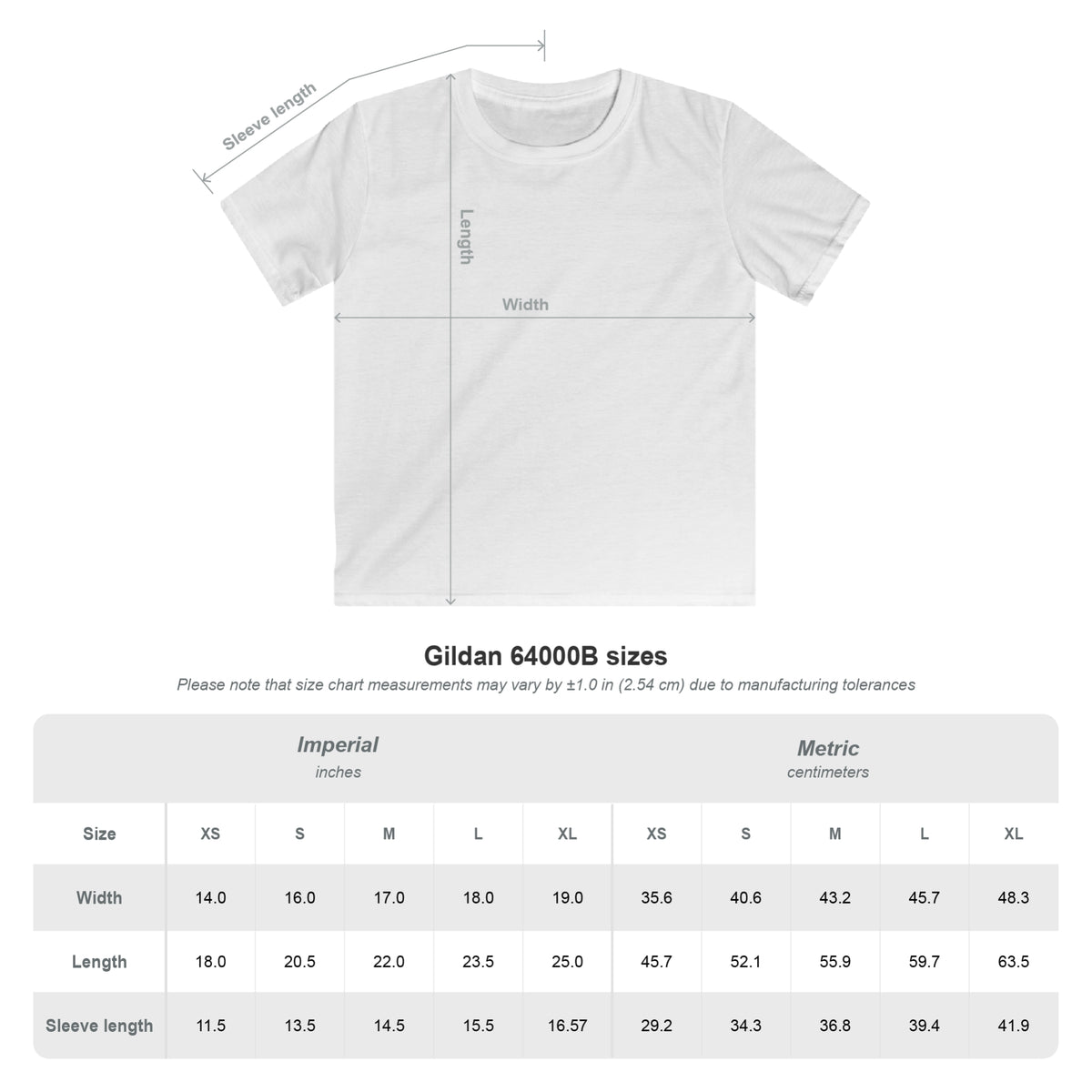Kids T-Shirt — Plain White Softstyle Tee (Everyday Comfort)