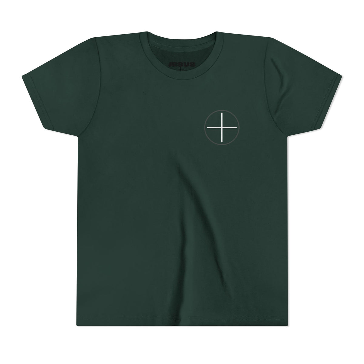 Youth Tee - "Jesus Loves Me" Faith Kids Short Sleeve Shirt