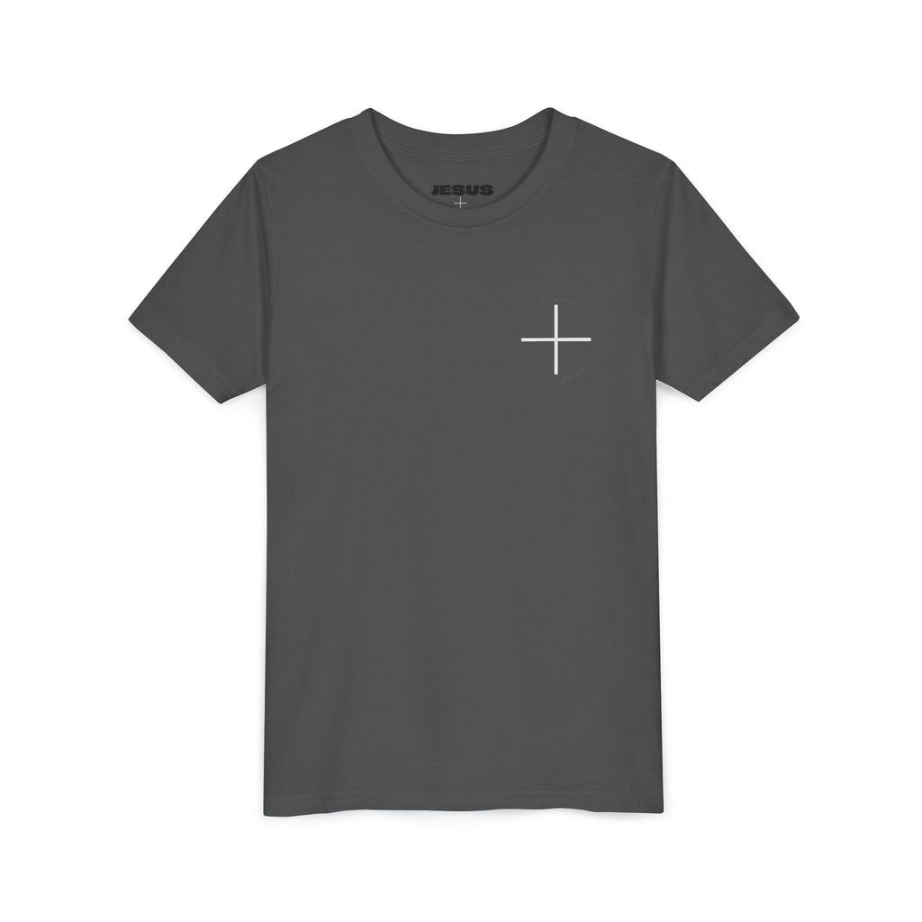 Youth Tee - "Jesus Loves Me" Faith Kids Short Sleeve Shirt