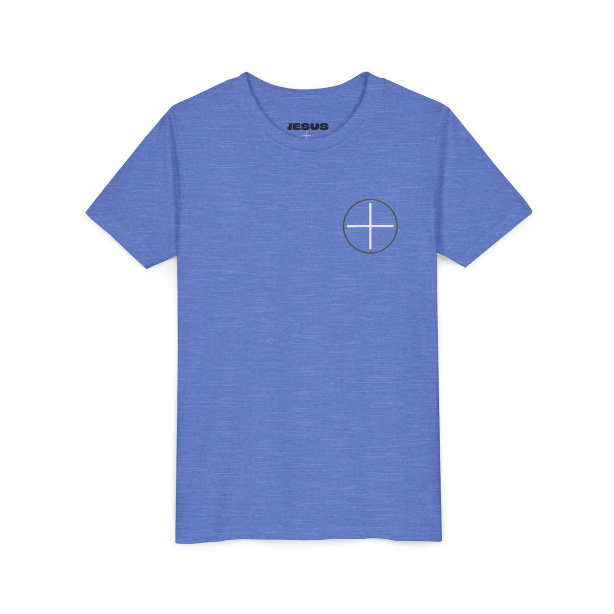 Youth Tee - "Jesus Loves Me" Faith Kids Short Sleeve Shirt
