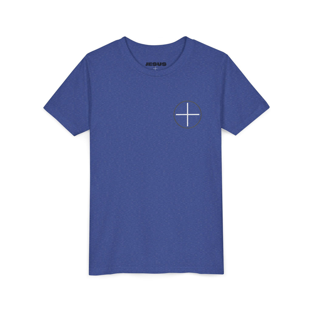 Youth Tee - "Jesus Loves Me" Faith Kids Short Sleeve Shirt