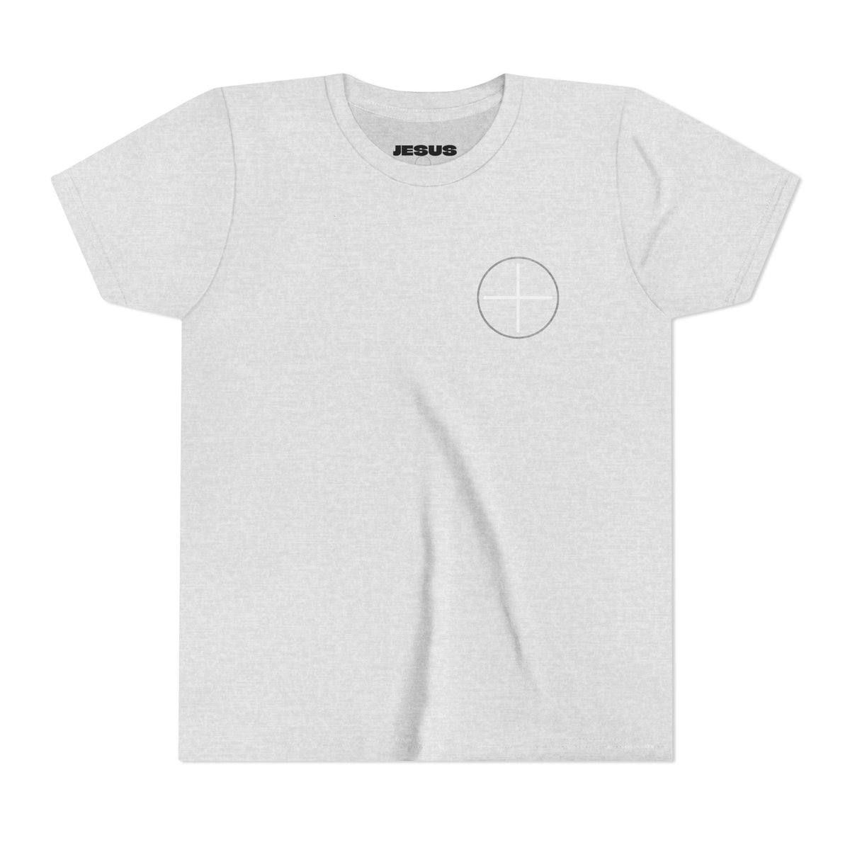 Youth Tee - "Jesus Loves Me" Faith Kids Short Sleeve Shirt