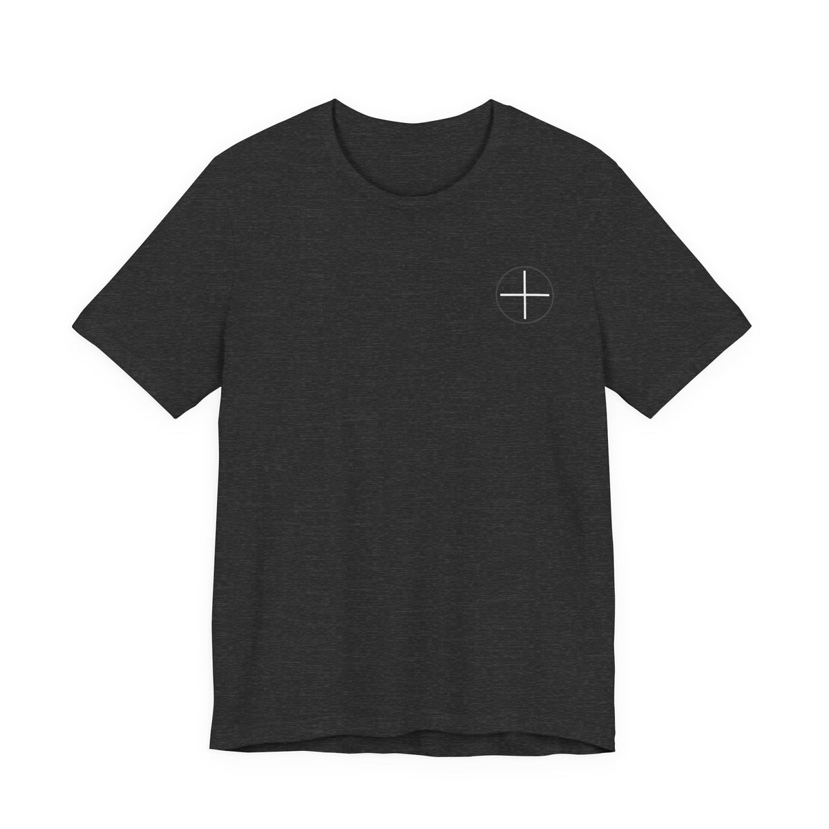 T-Shirt — Minimal White Tee with Subtle Back Text (Clean Casual Essential)