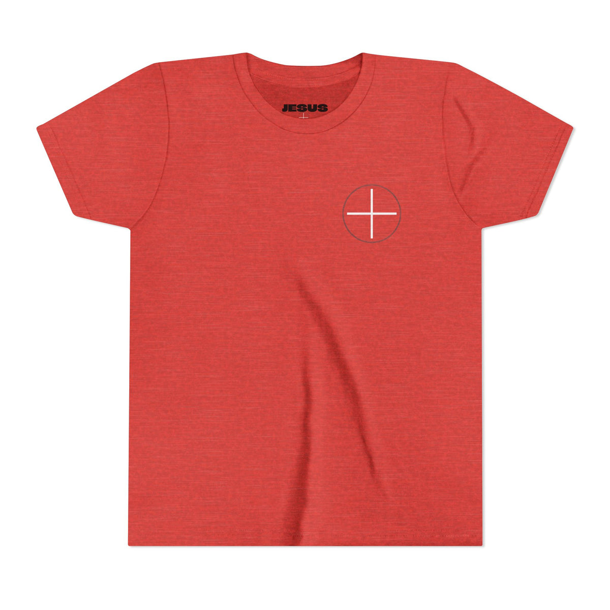 Youth Tee - "Jesus Loves Me" Faith Kids Short Sleeve Shirt