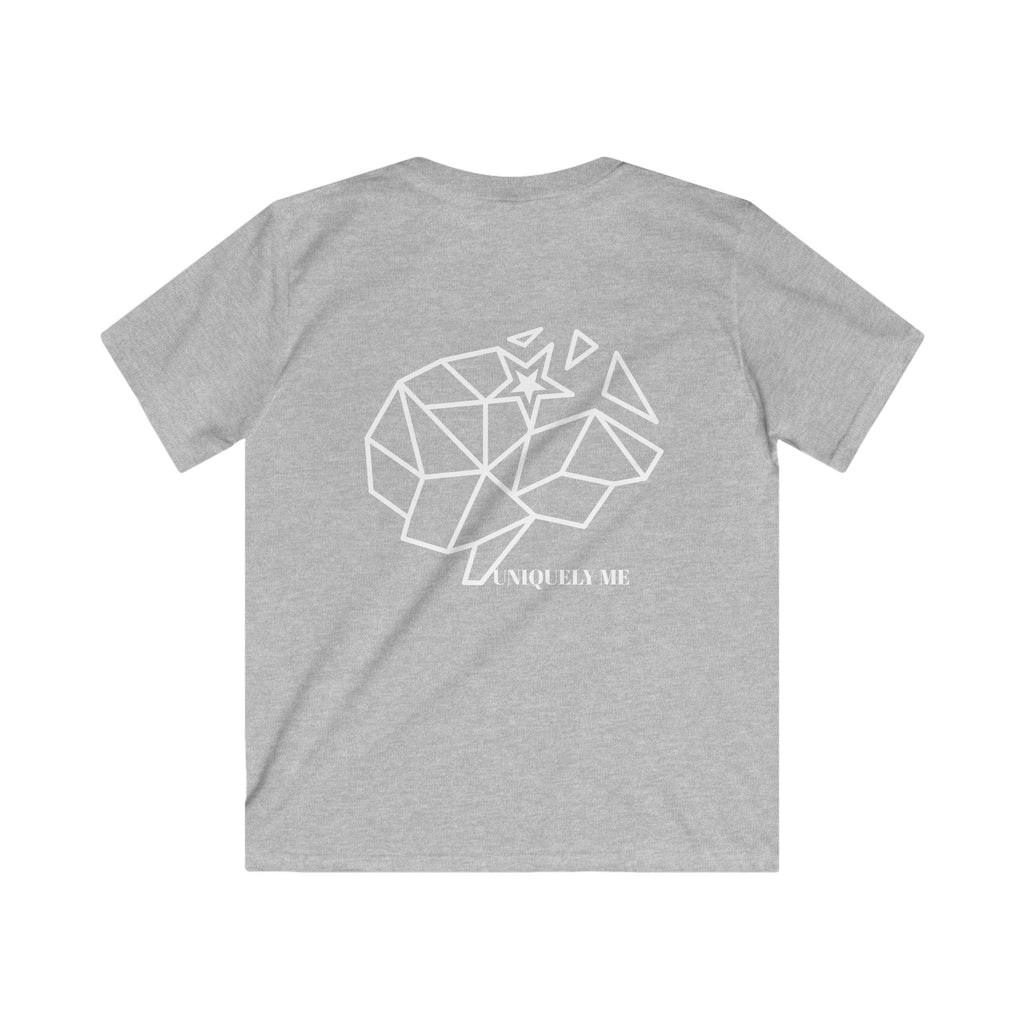 Kids T-Shirt — Plain White Softstyle Tee (Everyday Comfort)