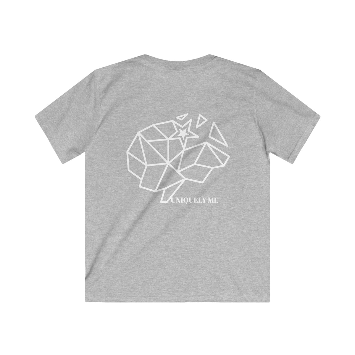 Kids T-Shirt — Plain White Softstyle Tee (Everyday Comfort)