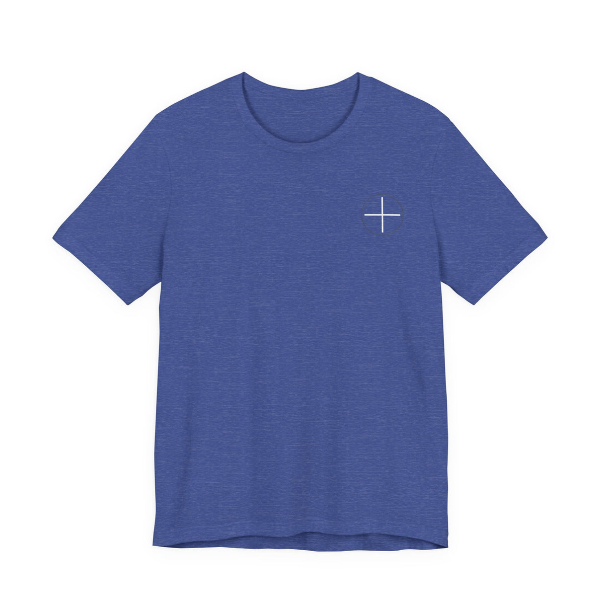 T-Shirt — Minimal White Tee with Subtle Back Text (Clean Casual Essential)
