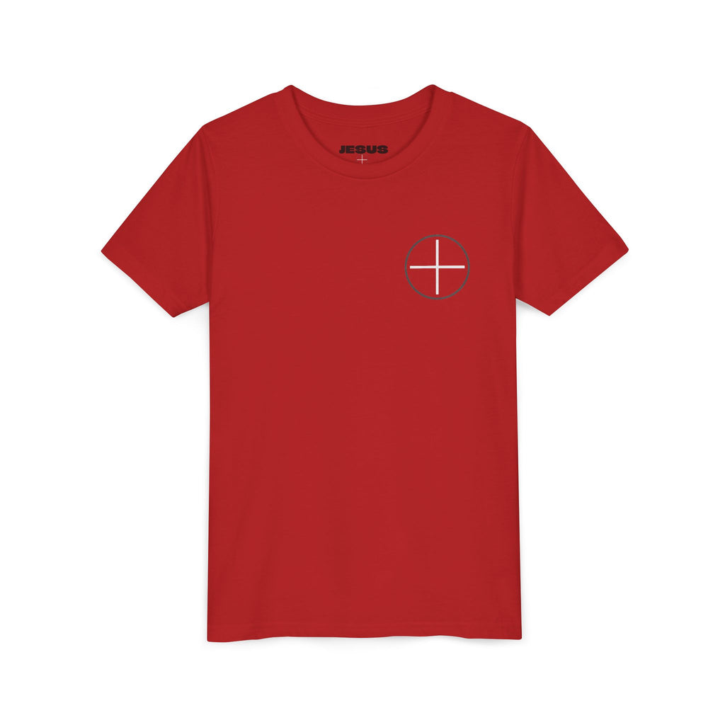 Youth Tee - "Jesus Loves Me" Faith Kids Short Sleeve Shirt