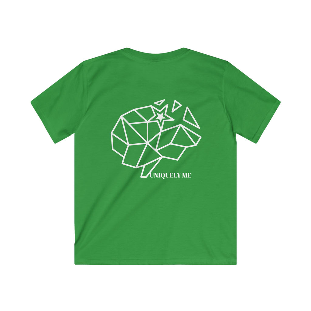 Kids T-Shirt — Plain White Softstyle Tee (Everyday Comfort)