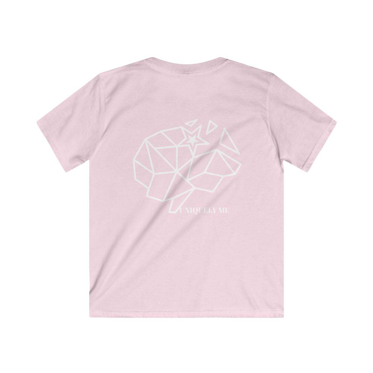 Kids T-Shirt — Plain White Softstyle Tee (Everyday Comfort)