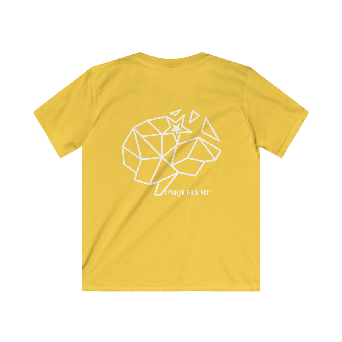 Kids T-Shirt — Plain White Softstyle Tee (Everyday Comfort)