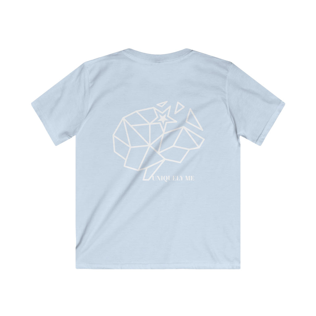 Kids T-Shirt — Plain White Softstyle Tee (Everyday Comfort)