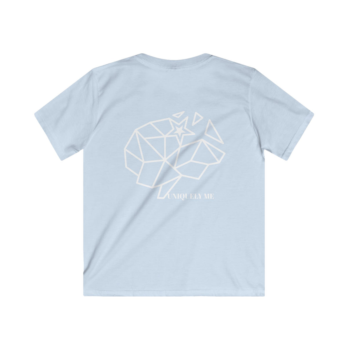 Kids T-Shirt — Plain White Softstyle Tee (Everyday Comfort)