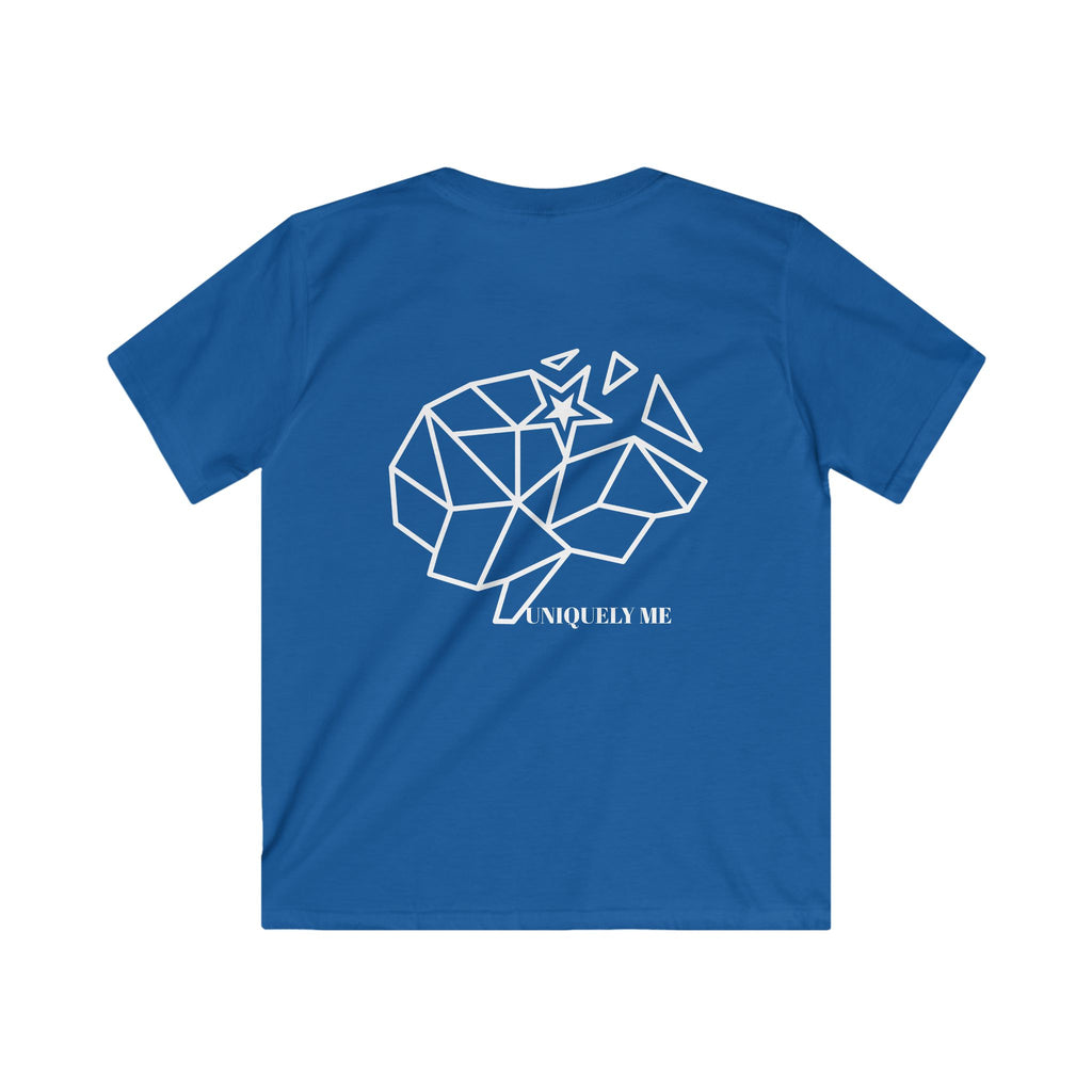 Kids T-Shirt — Plain White Softstyle Tee (Everyday Comfort)
