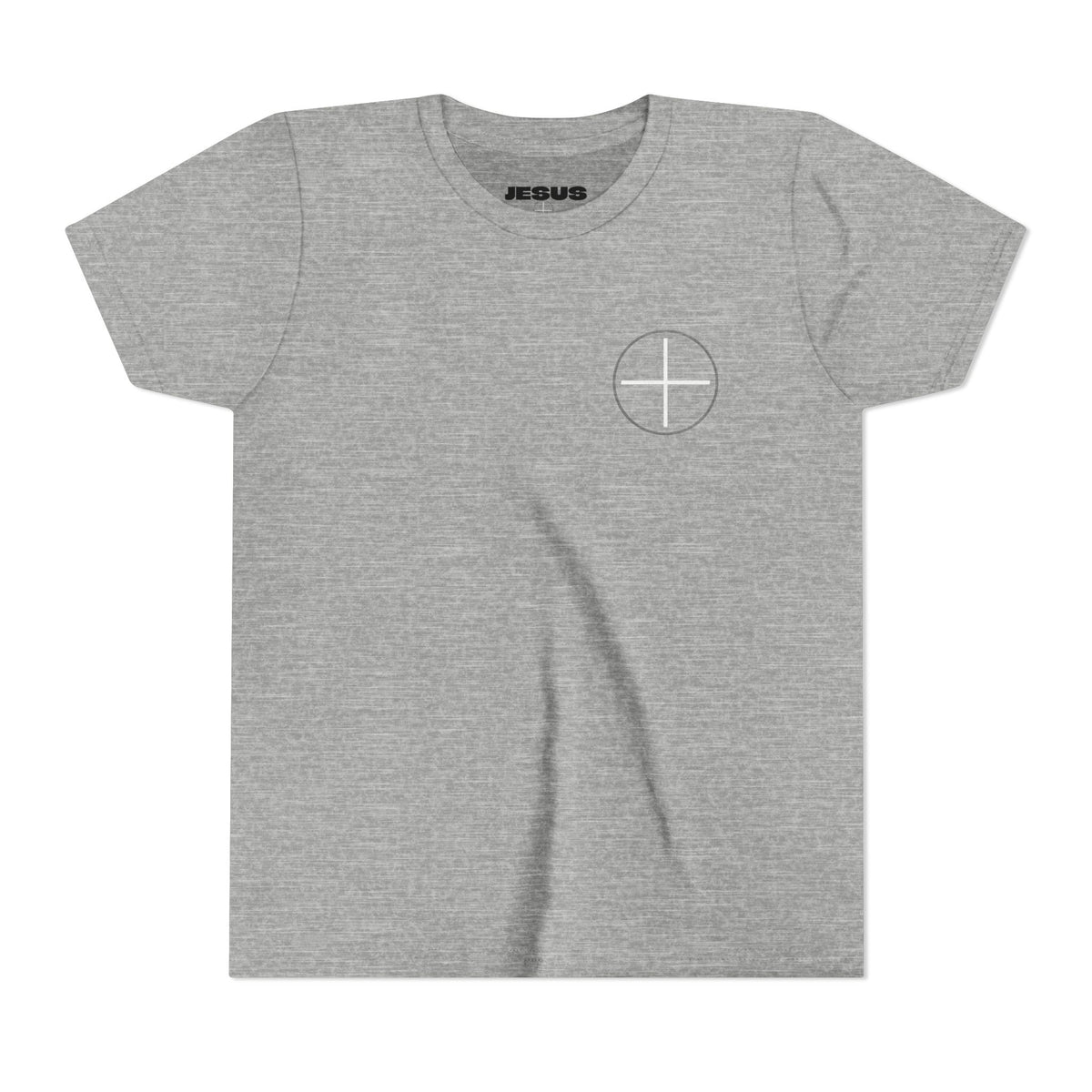 Youth Tee - "Jesus Loves Me" Faith Kids Short Sleeve Shirt