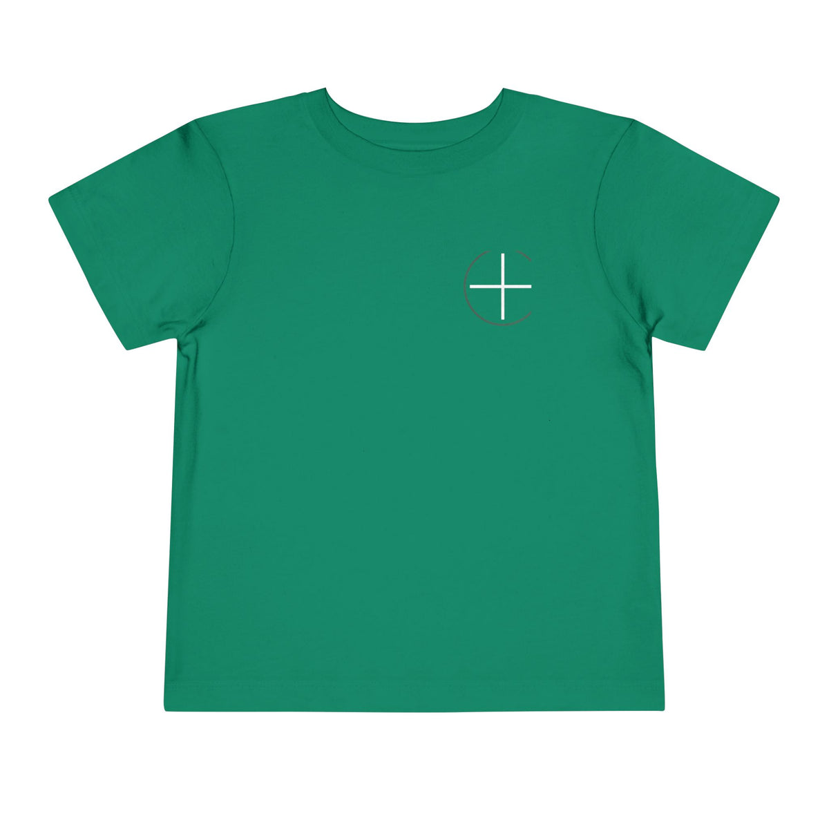 Toddler Tee — Minimal 'Jesus Loves Me' Christian Kids Shirt