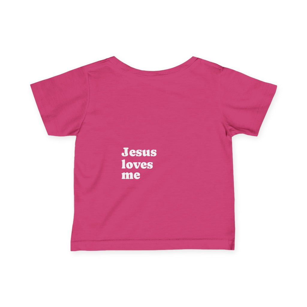 Infant Tee - "Jesus Loves Me" Soft Christian Baby Shirt