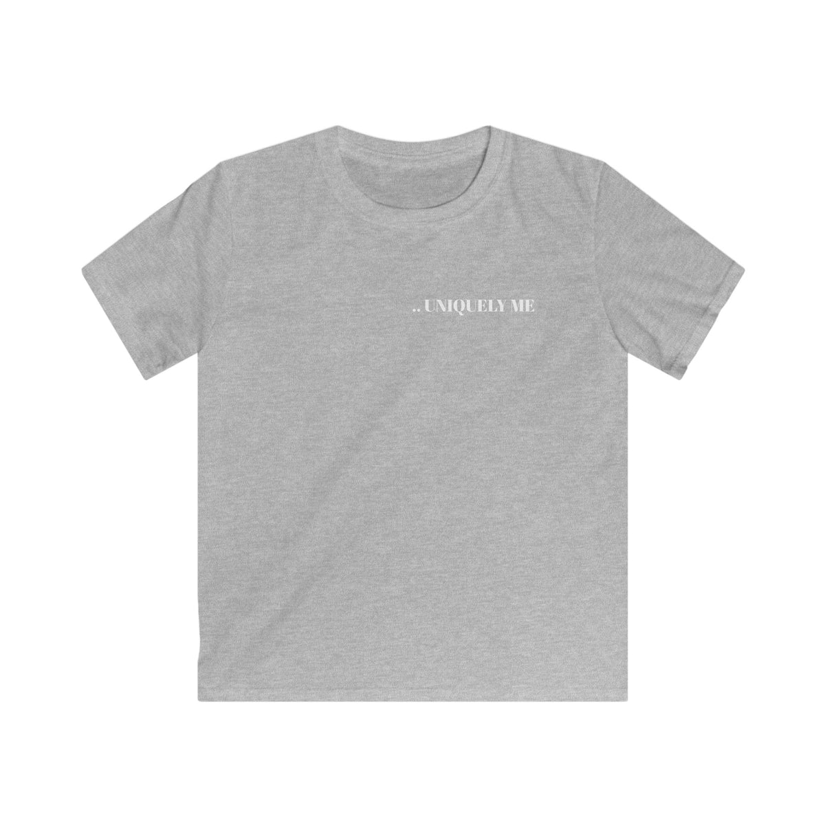 Kids T-Shirt — Plain White Softstyle Tee (Everyday Comfort)