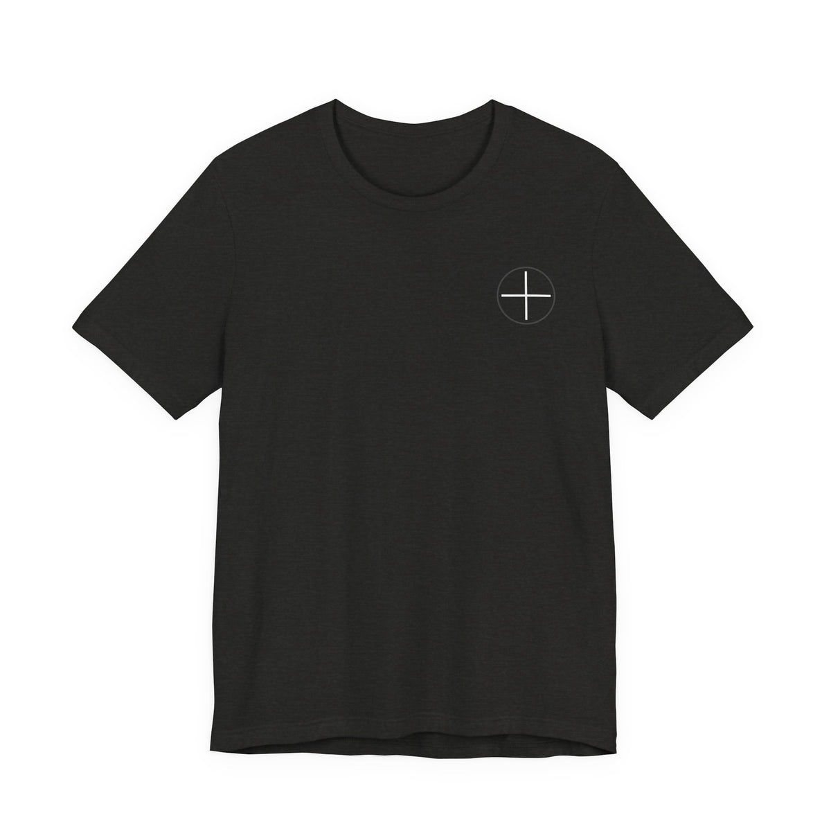 T-Shirt — Minimal White Tee with Subtle Back Text (Clean Casual Essential)