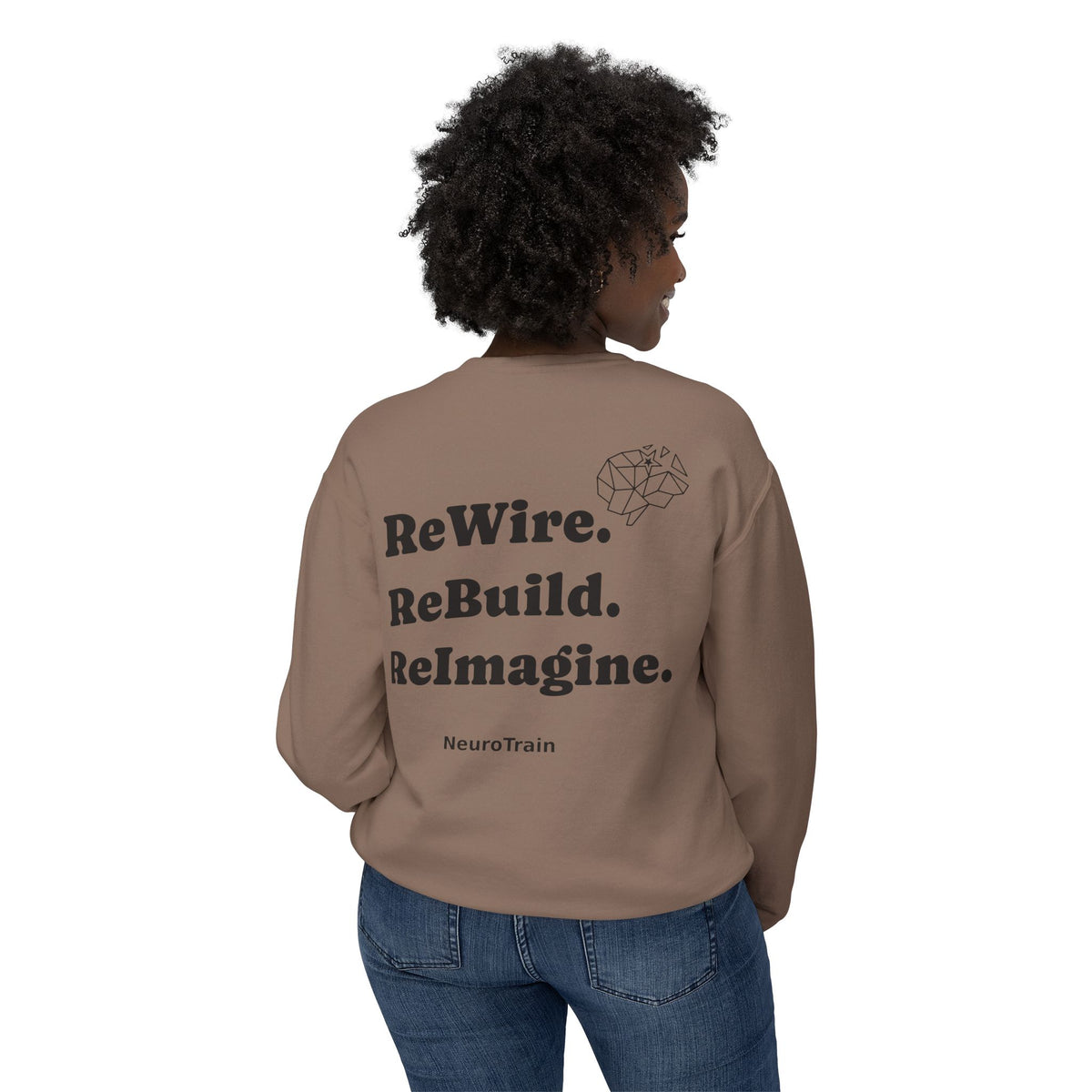 NeuroTrain 'ReWire. ReBuild. ReImagine.' Crewneck Sweatshirt