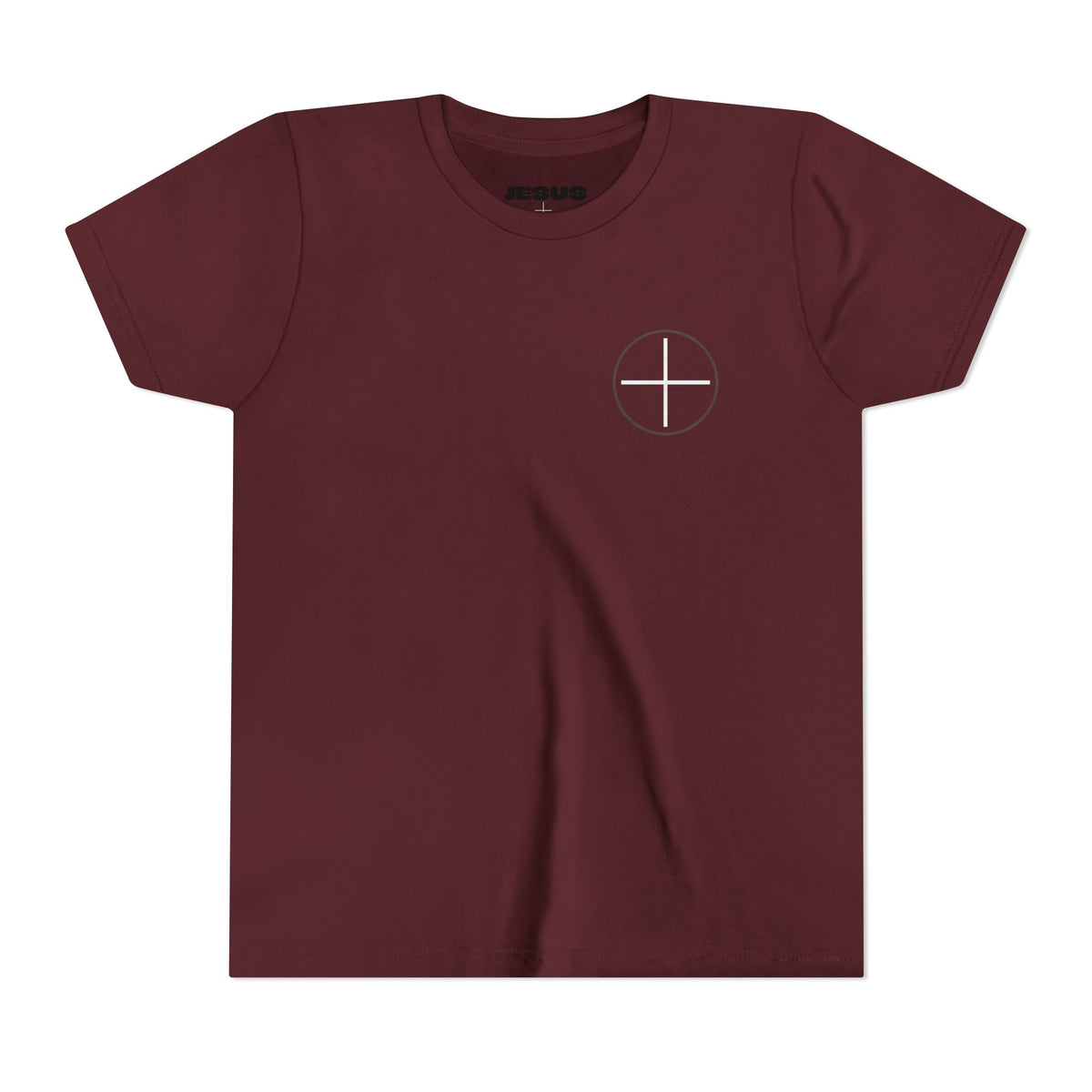 Youth Tee - "Jesus Loves Me" Faith Kids Short Sleeve Shirt