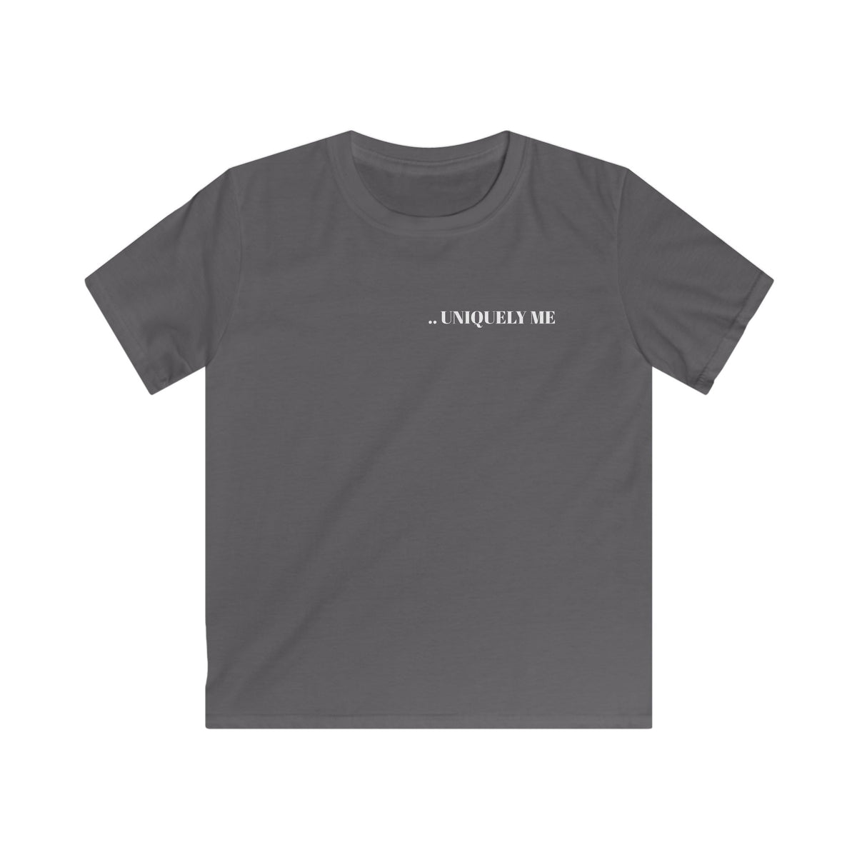 Kids T-Shirt — Plain White Softstyle Tee (Everyday Comfort)