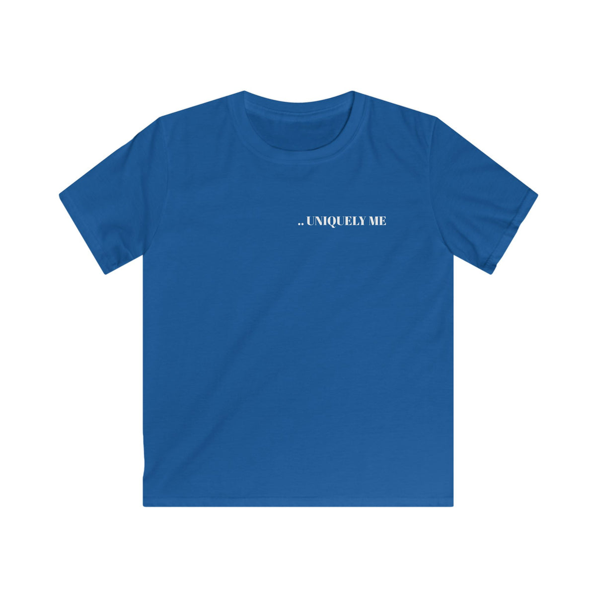 Kids T-Shirt — Plain White Softstyle Tee (Everyday Comfort)