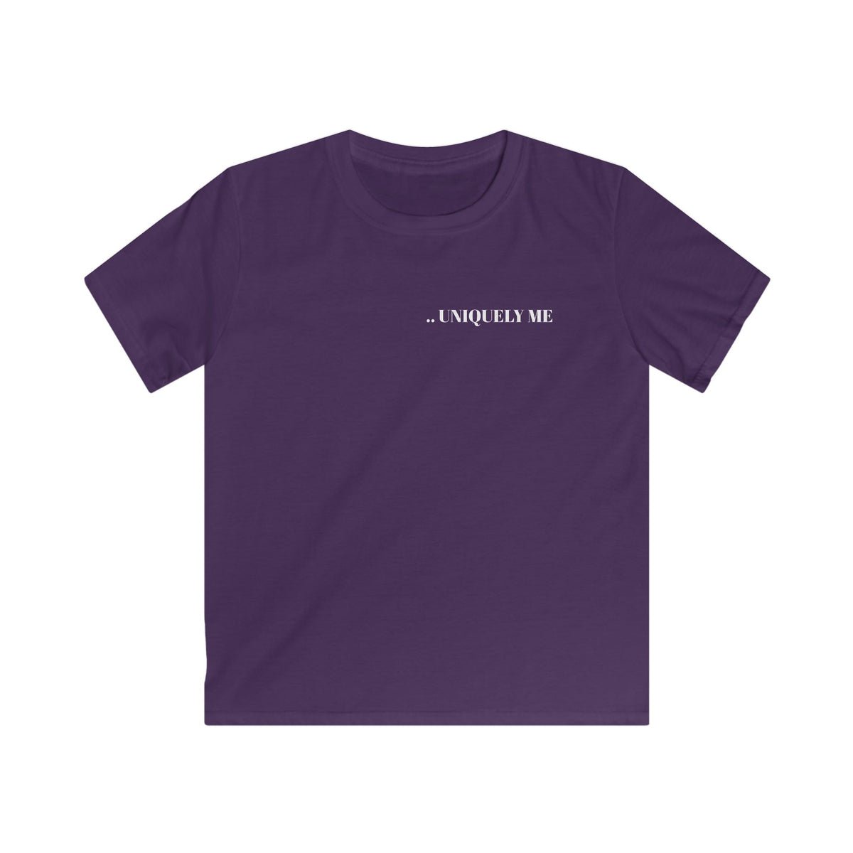 Kids T-Shirt — Plain White Softstyle Tee (Everyday Comfort)