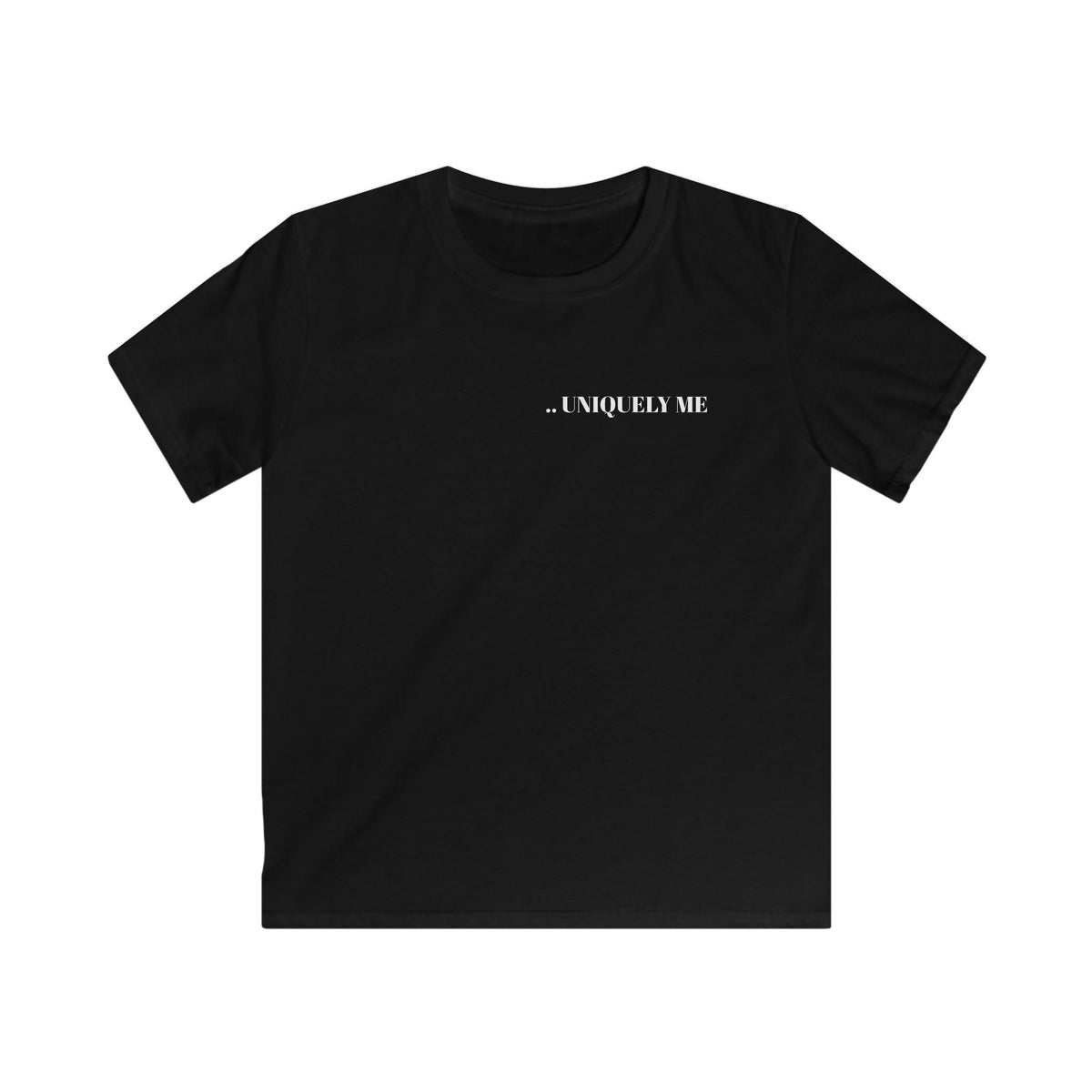 Kids T-Shirt — Plain White Softstyle Tee (Everyday Comfort)