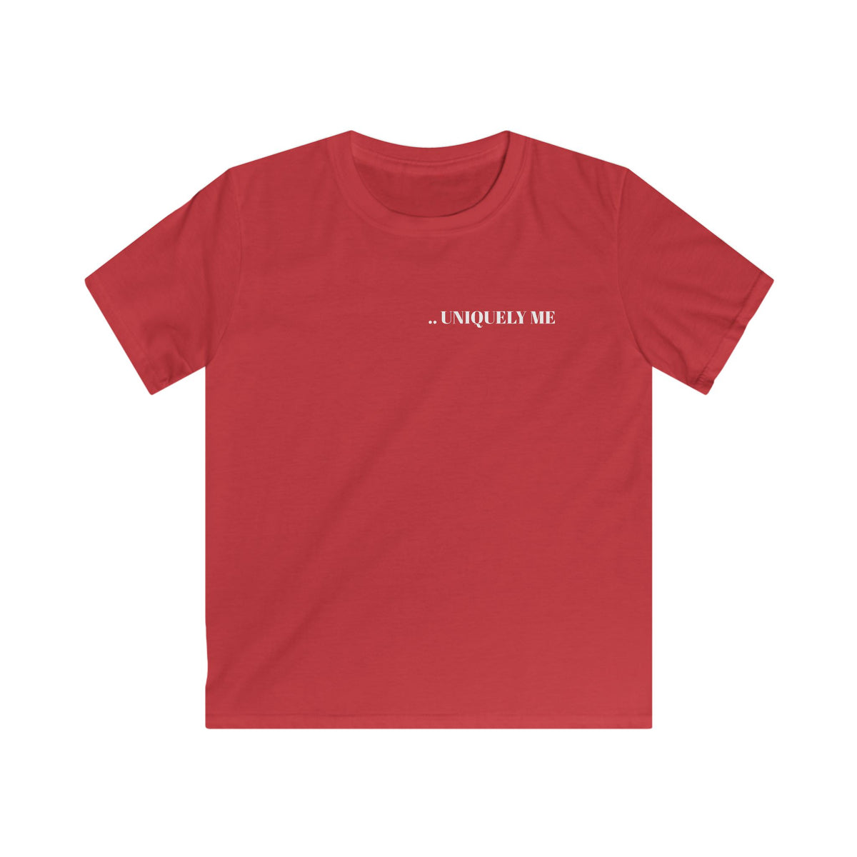 Kids T-Shirt — Plain White Softstyle Tee (Everyday Comfort)