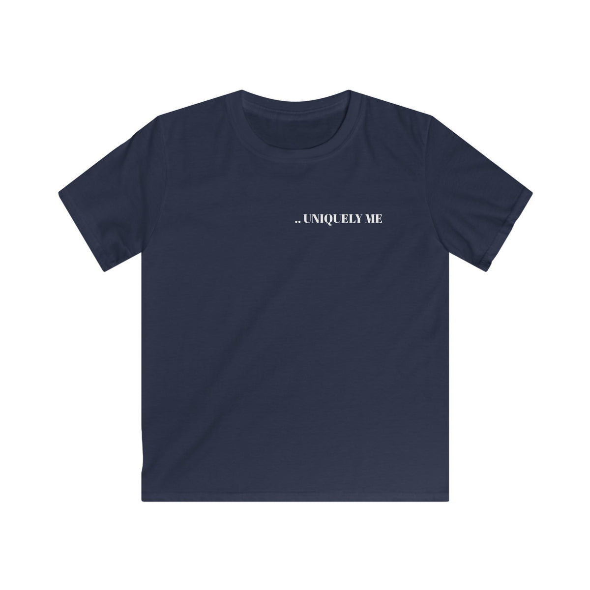 Kids T-Shirt — Plain White Softstyle Tee (Everyday Comfort)
