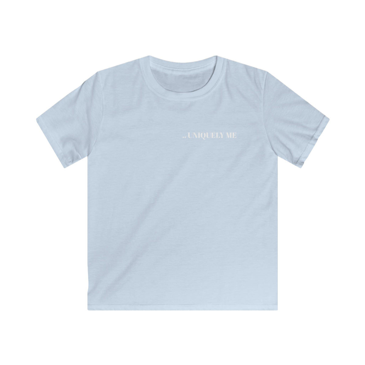 Kids T-Shirt — Plain White Softstyle Tee (Everyday Comfort)