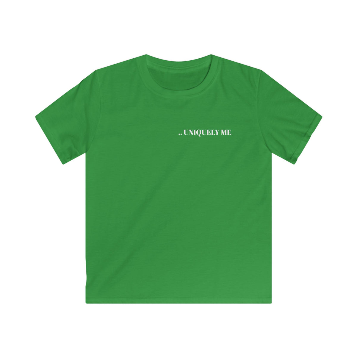 Kids T-Shirt — Plain White Softstyle Tee (Everyday Comfort)