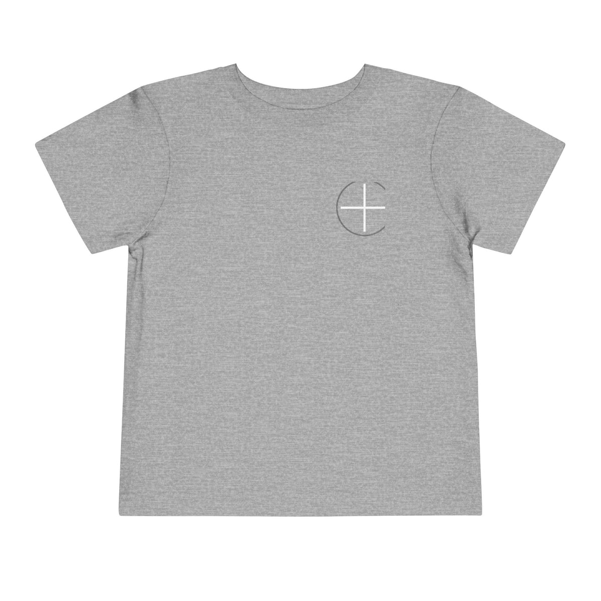 Toddler Tee — Minimal 'Jesus Loves Me' Christian Kids Shirt