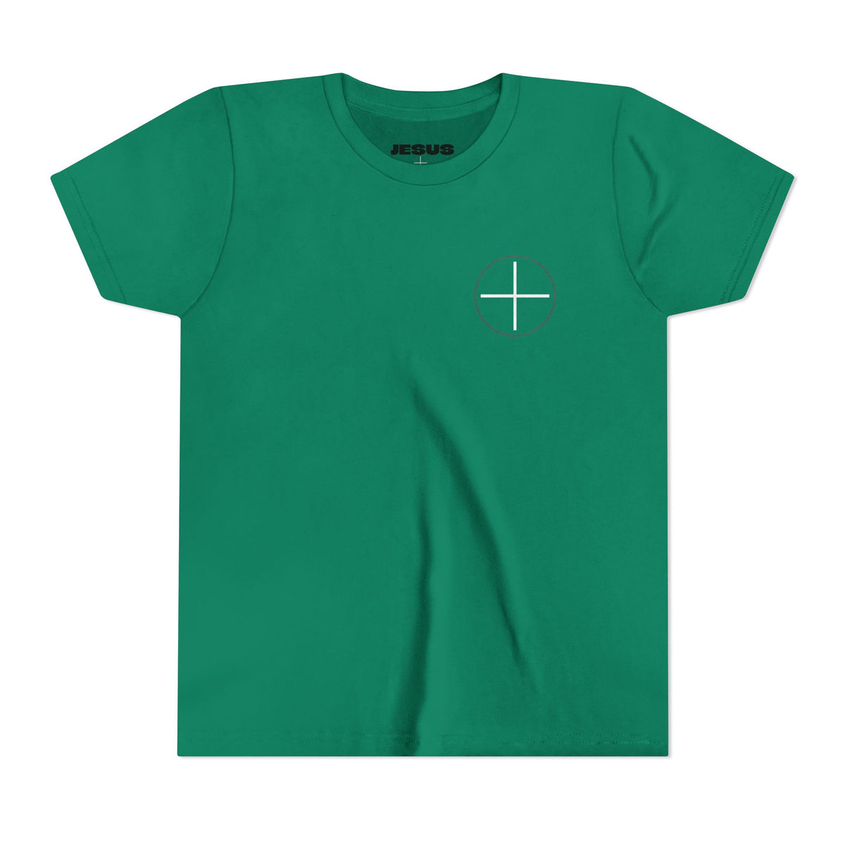 Youth Tee - "Jesus Loves Me" Faith Kids Short Sleeve Shirt