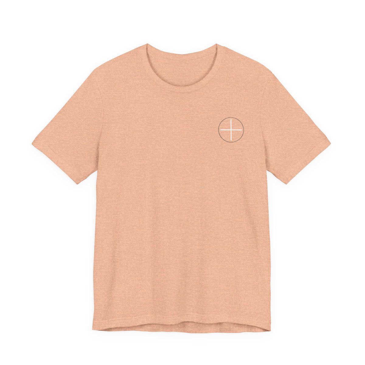 T-Shirt — Minimal White Tee with Subtle Back Text (Clean Casual Essential)