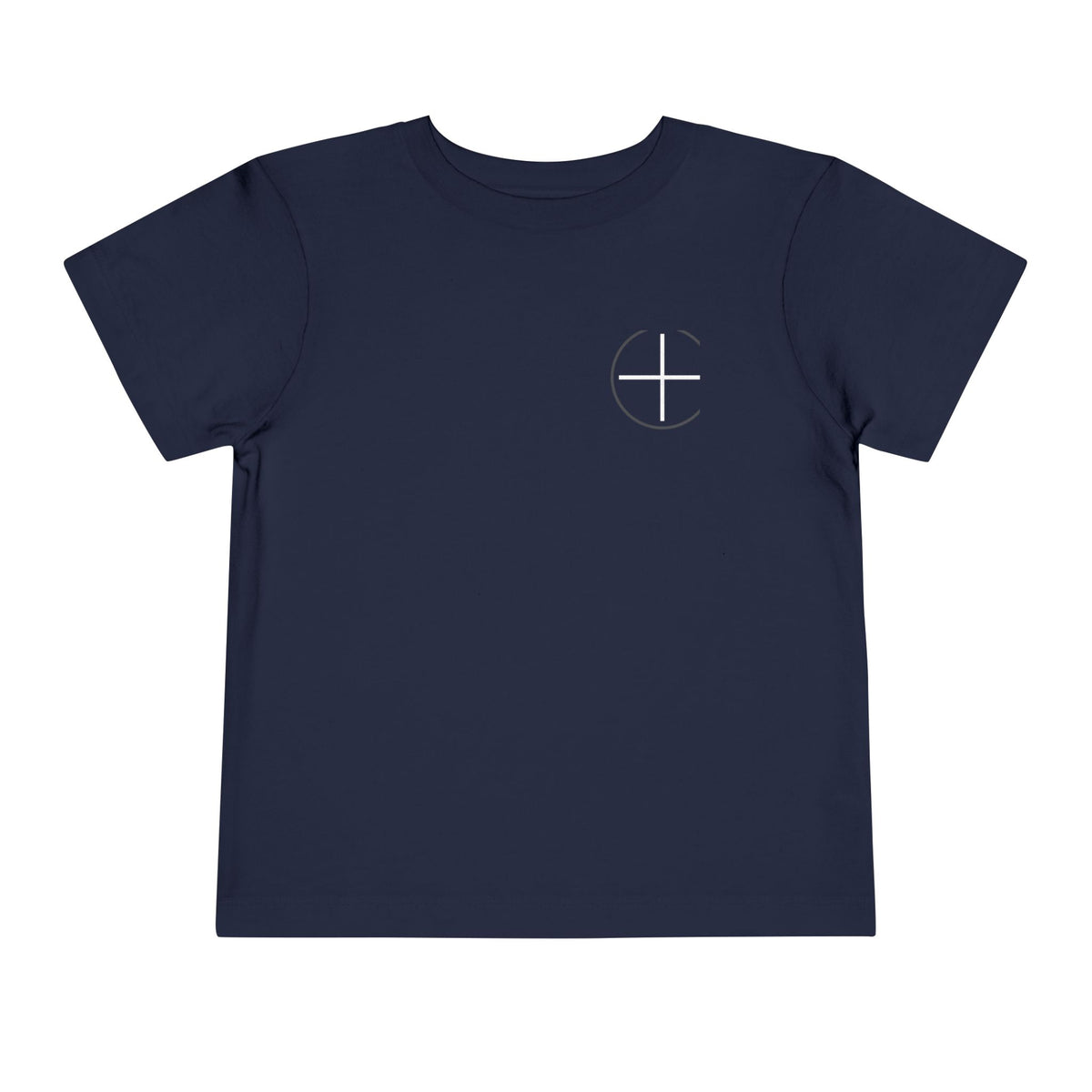 Toddler Tee — Minimal 'Jesus Loves Me' Christian Kids Shirt